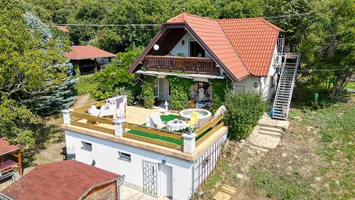 The real estate situated in Rezi, with a view to Hévíz is for sale.