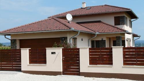 Panoramic view.  In the neighbourhood of Hévíz, it is the two-storey family house of a high quality - with a panoramic view of Lake Balaton and the famous thermal bath - for sale. 