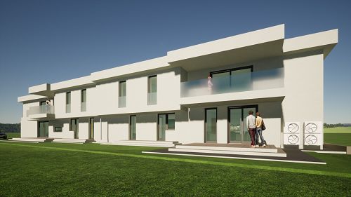 In Hévíz wird die neu gebaute, hochwertige Wohnung im Erdgeschoss / im Obergeschoss in einem Wohnhaus – gestaltet mit Flachdach - mit vier Wohnungen zum Verkauf angeboten. 